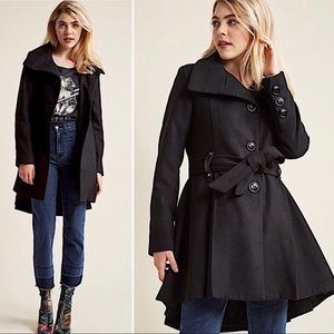 Steve Madden Winterberry Tart Coat In Black